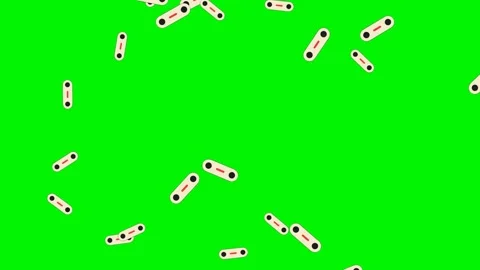 Diploma scrolls falling on green screen overlay 4K 스톡 동영상 337062426