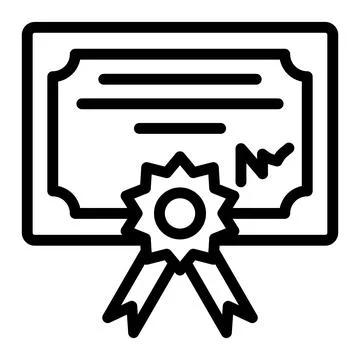 Diploma Vector Icon Design Illustration Illustrazione stock