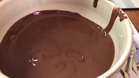 DIpping Chocolate Stock Footage 133341128