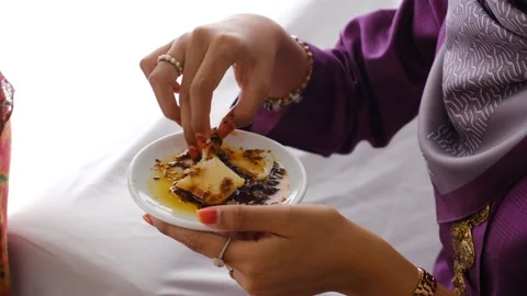 Dipping Hari Raya Food Stock Footage 172543589