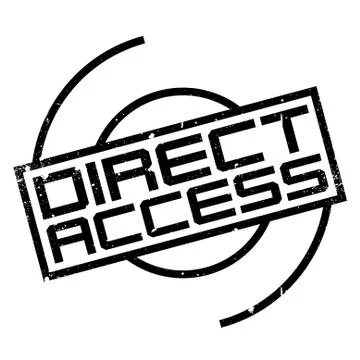 Direct Access rubber stamp Stock Illustration