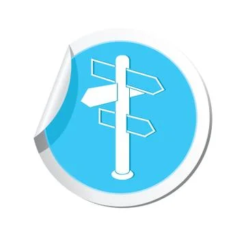 Direct BLUE LABEL Stock Illustration