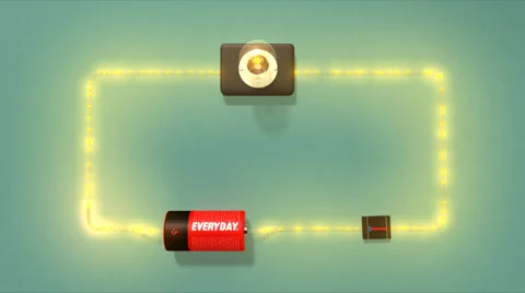 Direct current, Direct current (DC), the unidirectional flow of electric charge Stock Footage 47085119