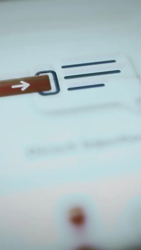 Direct injection arrow enters a lined speech bubble Stock Footage 347583531