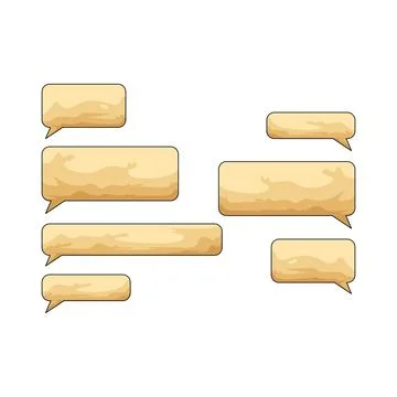 Direct message bubble illustration Stock Illustration