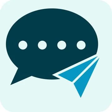 Direct Message Icon Stock Illustration