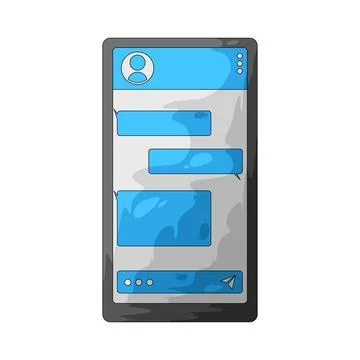 Direct message illustration Stock Illustration