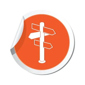 Direct ORANGE LABEL Stock Illustration