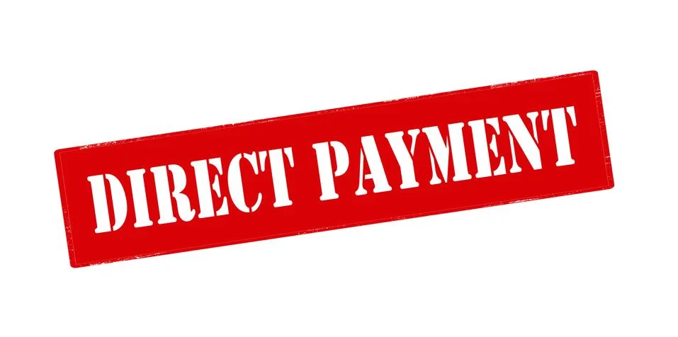 Direct payment Stock Illustration