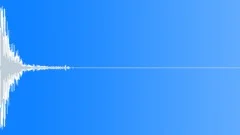 Direct Wood Impact With Reverb Sound Effect