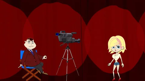 Directing the Dance (Cartoon Animation) Video stock 33444431