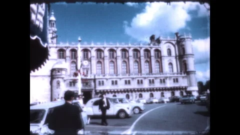 Directing Traffic in Paris 1968 Stock Footage 263703241