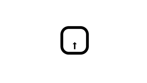 Up direction animated arrow .Animation of sweep arrow icon, upward and tran.. Stock Footage 312166750