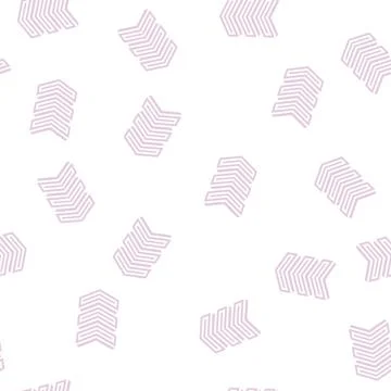 Direction arrow glyph seamless pattern Illustrazione stock