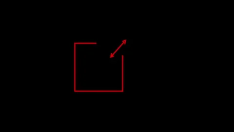 Direction arrow icon animated video Stock Footage 292003018