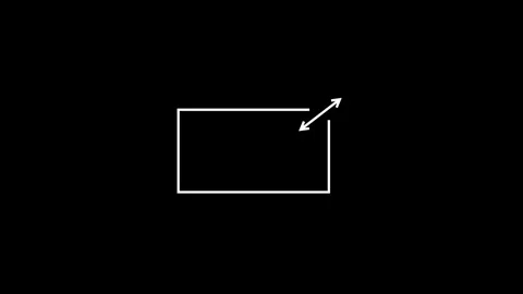 Direction arrow icon animated video Stock Footage 292003020