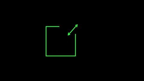 Direction arrow icon animated video Stock Footage 292003021
