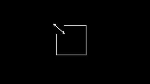 Direction arrow icon animated video Stock Footage 292003040
