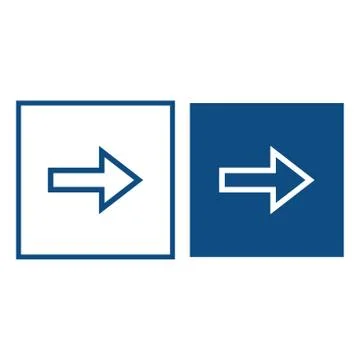 Direction arrow icon Stock Illustration