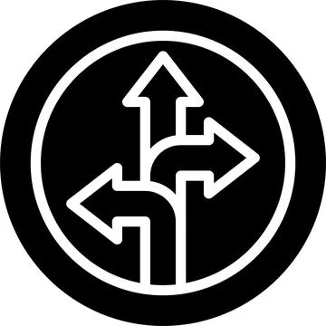 Direction arrow icon, location map and navigation vector Stock Illustration