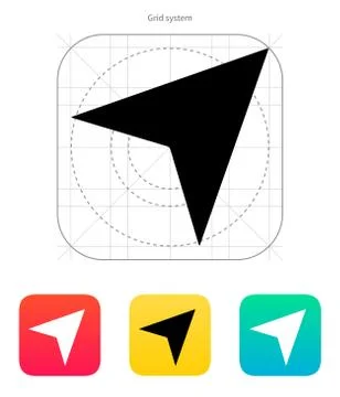 Direction arrow icon. Vector illustration Stock-Illustration