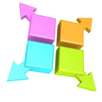 Direction arrow Stock Illustration