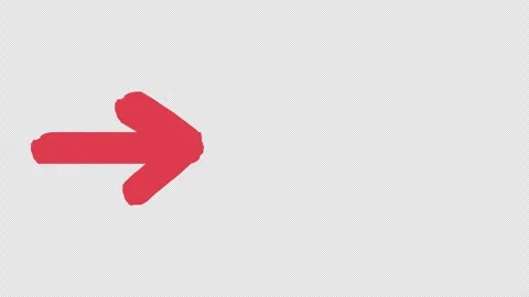 Direction Arrow Motion Graphic, Isolated Loop Forward Animation Stock Footage 322980008