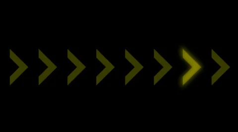 Direction arrow queue design sign background,signal process backdrop. Stock Footage