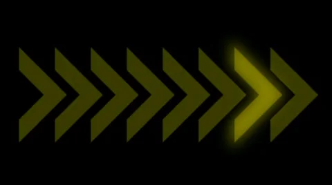 Direction arrow queue design sign background,signal process backdrop. Видео 913379