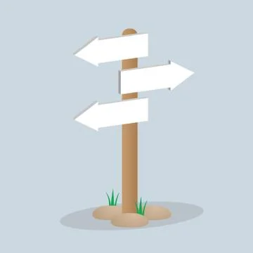 Direction arrow sign Stock Illustration