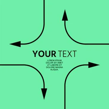 Direction arrow. Vector Illustration. Stock Illustration