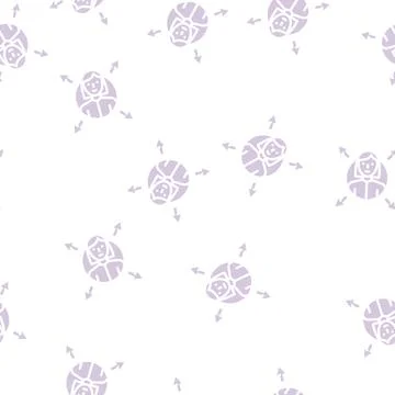Direction choice glyph vector seamless pattern Stockillustratie