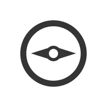 Direction Compass Icon Stock Illustration