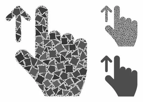 Direction Composition Icon of Tremulant Elements 스톡 일러스트