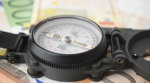 The direction of the economy euro Video stock 50298053