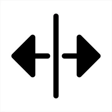 Direction glyph icon vector illustration isolated on white background イラスト素材