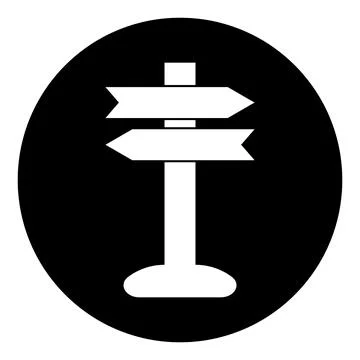 Direction icon vector Stock Illustration