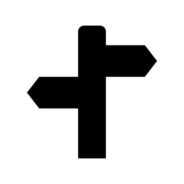 Direction icon vector Stock Illustration