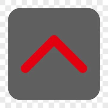 Direction Up Interface Toolbar Button Illustrazione stock