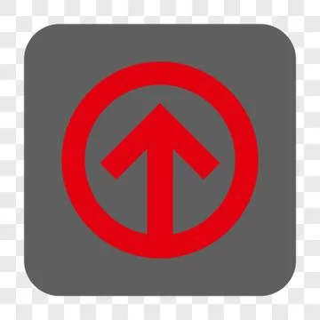 Direction Up Interface Toolbar Button Illustrazione stock