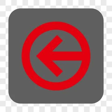 Direction Left Interface Toolbar Button Illustrazione stock