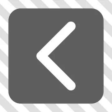 Direction Left Rounded Square Button 스톡 일러스트