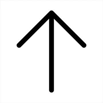 Direction line icon vector illustration isolated on white background Stock Illustration