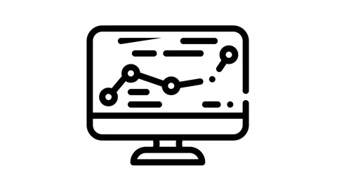Direction map railway line icon animation Stock-Footage 166825753