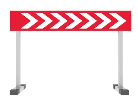 Direction pointers isolated on white background Stock Illustration