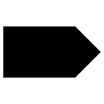 Direction Right Flat Vector Icon Stock Illustration