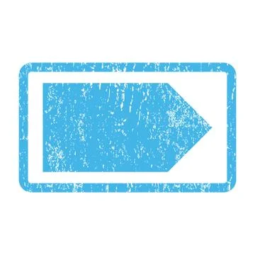 Direction Right Icon Rubber Stamp Stock Illustration