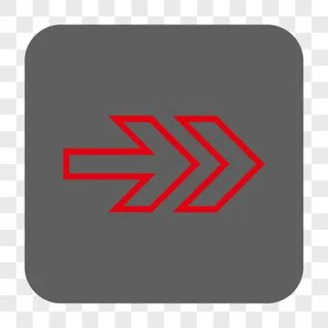 Direction Right Interface Toolbar Button Illustrazione stock