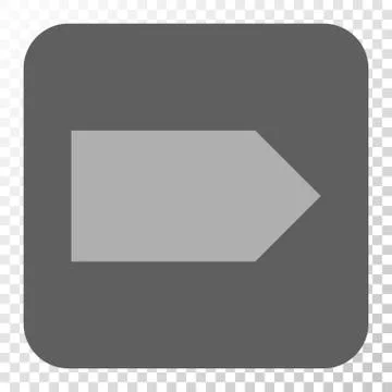 Direction Right Rounded Square Button 스톡 일러스트