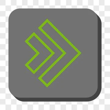 Direction Right Rounded Square Button 스톡 일러스트